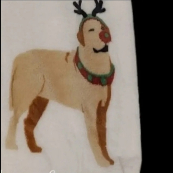 POMERANIAN Pom Retriever Lab Akita Dachshund Dog Christmas Tassel Throw Blanket - Picture 5 of 10